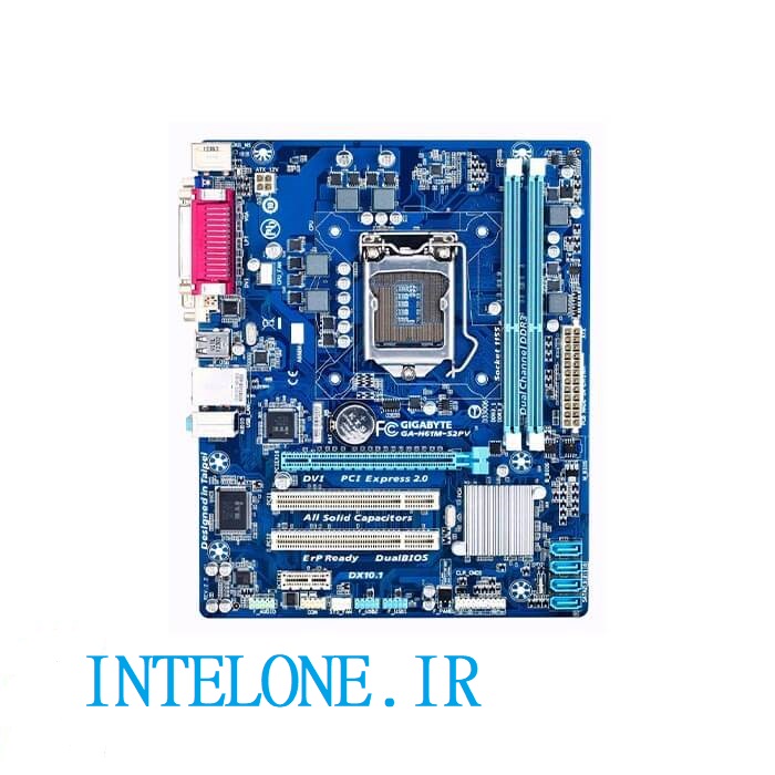 مادربرد استوک سوکت 1155 مدل GIGABYTE-GA-H61M-S2P