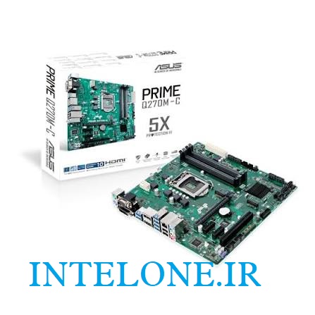 مادربرد استوک DDR4 مدل ASUS PRIME Q270M-C