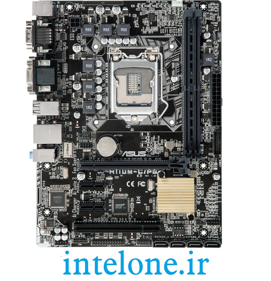 مادربرد استوک DDR4 مدل ASUS H110 M-C/PS