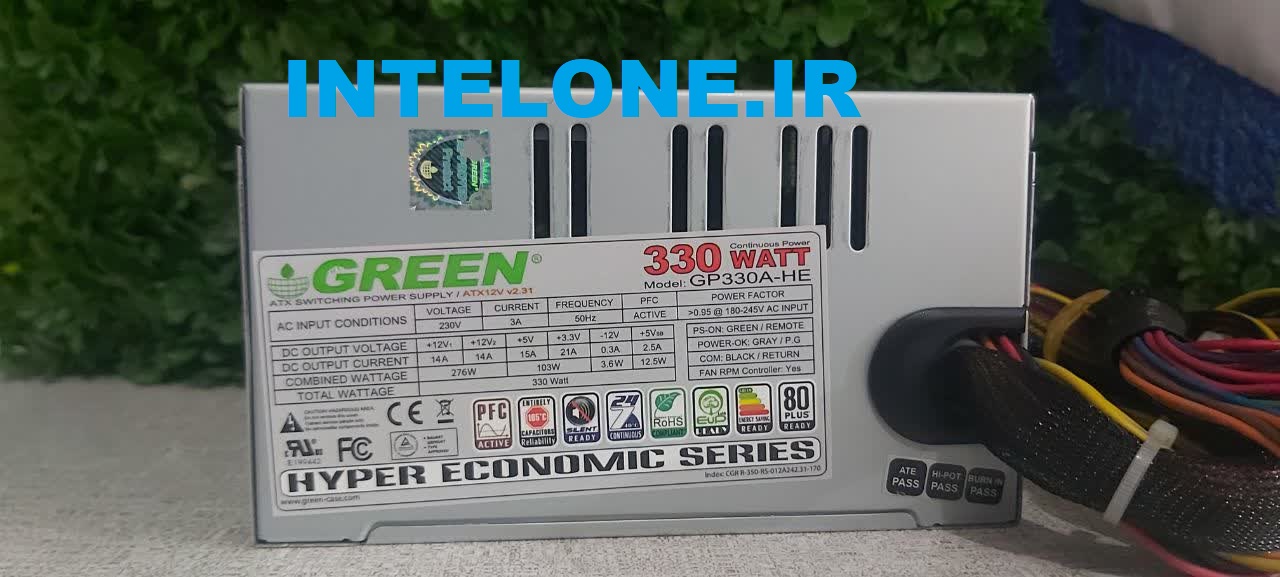 پاور330WATT استوک مدل GREEN GP330A-HE