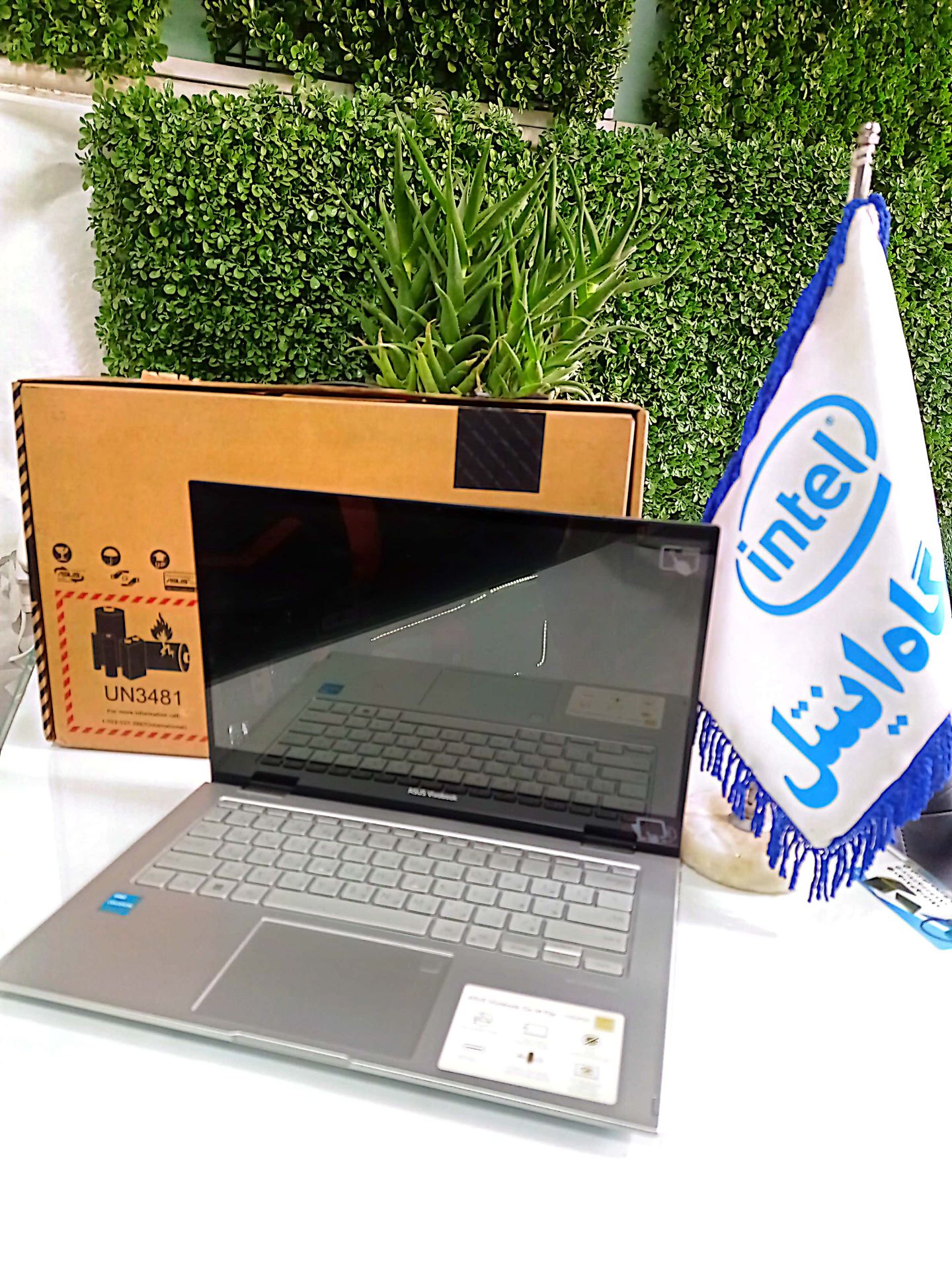 لپ تاپ ۱۴ اینچی ایسوس لمسی با قلم مدل VivoBook TP1401KA-EC021 4500 Ram 4 ssd 128 intel (اوپن باکس)