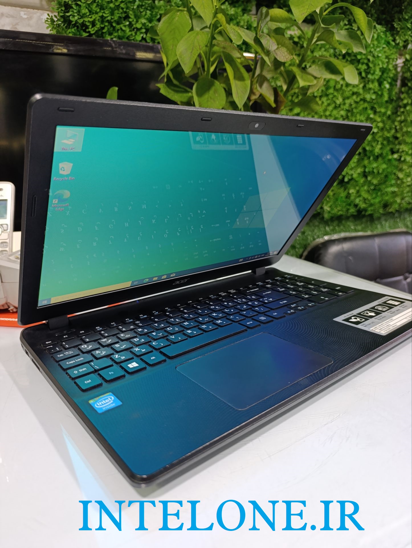 لپ تاپ acer استوک مدل /es1-512-c5yw/cpu celeron n2840/ram 4g/hard 128ssd+500hdd/display 15.6hd/vga intel