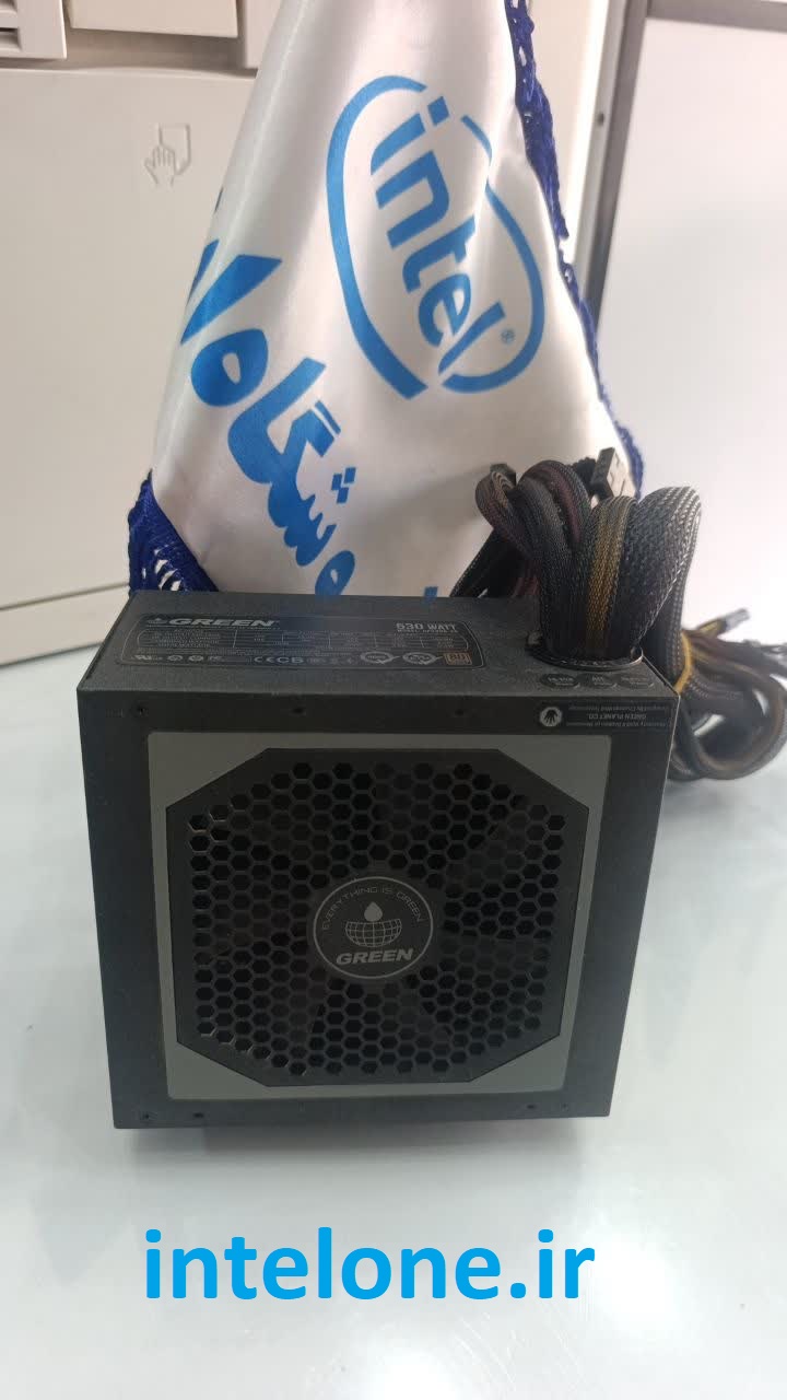 پاوراستوک کامپیوتر گرین مدل GP530A-EU ظرفیت ۵۳۰ وات غیرماژولار